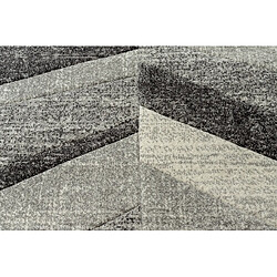 Acheter RUGSX Tapis FEEL 5673 16811 CHEVRON gris anthracite crème 180x270 cm