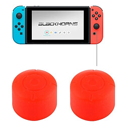 Wewoo Pour Nintendo Switch Game Bouton rouge Silicone Caps Housse de protection 2 PCS