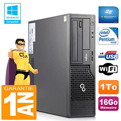 PC Fujitsu Esprimo E500 E85+ SFF Intel G640 RAM 16Go Disque 1 To Wifi W7 - Occasion