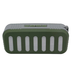 Yonis Enceinte TWS Bluetooth Forme Pot Échappement Enceinte Bluetooth Forme Pot D'échappement Voiture TWS Support Carte TF FM AUX USB Vert YONIS