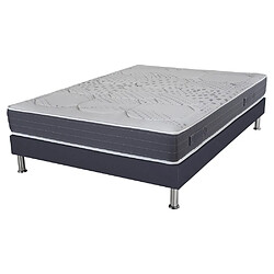 Ebac Matelas mousse + Sommier SR15 Volcan 160x200 Majorca - H. 23 cm - Soutien ferme 