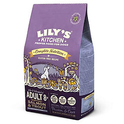 Croquettes Sans Gluten au Saumon et à la Truite d'Écosse pour Chiens Senior - Lily's Kitchen - 2,5Kg