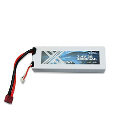 Amewi Batterie LiPo Am Racing 4000mAh 7,4V 2S 45C HardCase DEAN et JST 