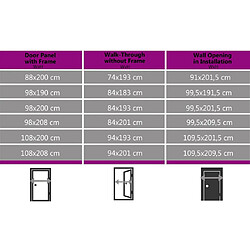 vidaXL Porte d'entrée Anthracite 108x200 cm pas cher