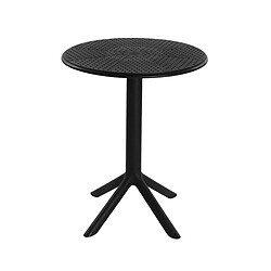 Table d'appoint Versa Noir Plastique 75 cm