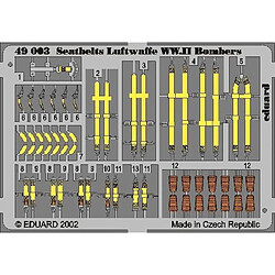 Sicherheitsgurte Luftwaffe WW.II Bombers - 1:48e - Eduard Accessories