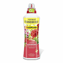 Algoflash Engrais Géraniums et Fleurs de Balcon 1,3 L FORMAT ÉCONOMIQUE