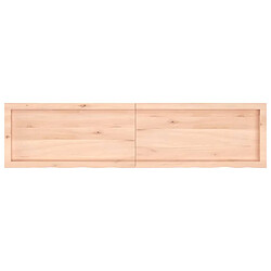 Acheter vidaXL Étagère murale 160x40x(2-6) cm bois de chêne massif non traité