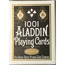 Universal Aladdin Poker Rouge/Bleu/Noir Deck Nouvelle version Magic Poker Magic Card Magic Tricks Accessoires(Le noir) 