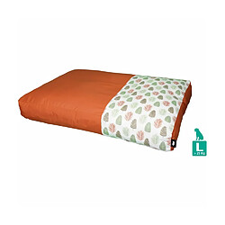 AIME Matelas / Lit pour Grand Chien - Collection Sweet Tropical - Taille L/XL Dim.90x60x17CM , Dehoussable, Rembourrage Confort 