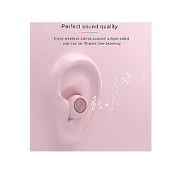 YP Select Bluetooth Headset Wireless Earbud Touch Bluetooth Sports Headphone Wireless Bluetooth Headset with Charging Box-ROSE