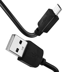 Avizar Cable Usb Vers Micro Usb ( Charge et Transfert ) - 2 Mètres - Noir