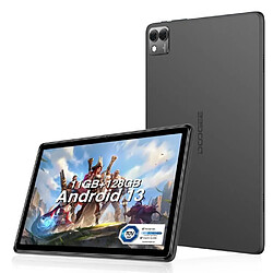 NC Tablette tactile DOOGEE T10S Tab 10.1" écran 11Go + 128Go + Extension de stockage 1 To, Android13, batterie 6600 mAh, 4 G - Gris 