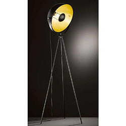 Wofi Lampadaire MONA 40 W Noir et doré