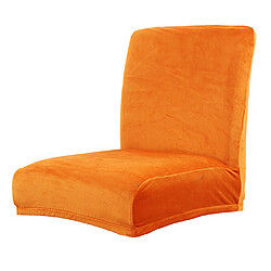 Avis Couverture De Chaise De Bar De Tabouret De Comptoir De Tabouret à Dossier Court Et Extensible, Orange