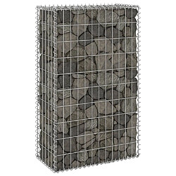 vidaXL Mur en gabion avec couvercles Acier galvanisé 60x30x100 cm 