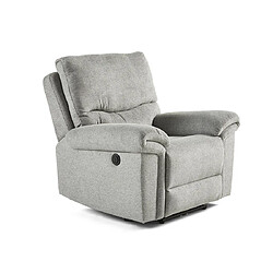 Bestmobilier Jasmin - fauteuil relax électrique - en tissu