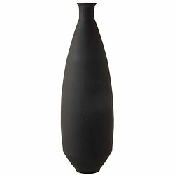 Paris Prix Vase Design en Verre Gentle 80cm Noir Mat