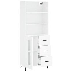 Acheter Maison Chic Buffet,Meuble de Rangement,commode pour salon,Cuisine Blanc 69,5x34x180 cm Bois d'ingénierie -MN51293