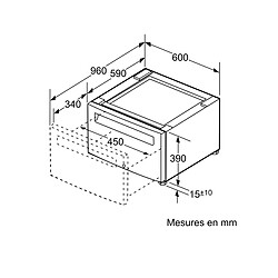 Socle avec tiroir pour lave-linge blanc - WMZPW20W - BOSCH pas cher