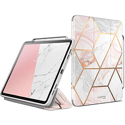 i-Blason Coque iPad Pro 2020 12,9 Pouces, Étui Housse de Protection Anti-Choc Smart Cover avec Support, Porte Apple Pencil, Mise en Veille Automatique [Cosmo] pour iPad Pro 12.9?? 2020 (Marbre) 