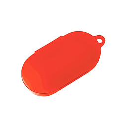 LUUCOZK Étui de protection souple en silicone avec mousqueton pour écouteurs Oneplus Buds Z - Rouge 