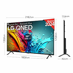 Avis TV intelligente LG 98QNED89T6A 98" QNED 4K Ultra HD