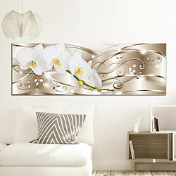 Paris Prix Tableau Imprimé Flowering Narrow Beige 40 x 120 cm