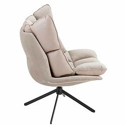 Avis Paris Prix Fauteuil Relax sur Pied Coussin 92cm Gris Clair