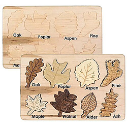 Universal Puzzle Jouets Feuilles en bois Puzzle Dessin Jeux de société Éducation Jouets cognitifs Bricolage Peinture 