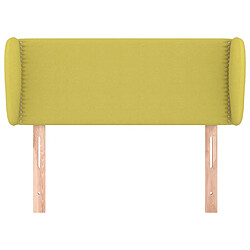 Avis Maison Chic Tête de lit scandinave avec oreilles,meuble de chambre Vert 93x23x78/88 cm Tissu -MN92002