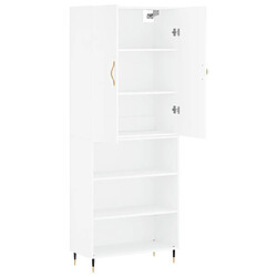 Acheter Maison Chic Buffet,Meuble de Rangement,commode pour salon,Cuisine Blanc 69,5x34x180 cm Bois d'ingénierie -MN63542