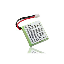 vhbw Ni-MH batterie 600mAh (2.4V) pour téléphone fixe sans fil Philips Xalio 200 comme CP51, 91C, BC103510, etc. 