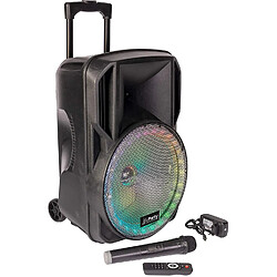 Ibiza Sound Système de sonorisation portable et autonome 15” 500W Noir 