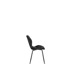 Avis Vivaldi Chaise LUCKY Noir Velours