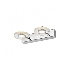 Luminaire Center Applique murale moderne Harmony Chrome, aluminium Coloris : Chrome Matèriau : Aluminium, acrylique, alliage métallique Hauteur en Cm : 5,2 Longueur en Cm : 24 Largeur en Cm : 16,5 IP : 21 Type d'ampoule : Le