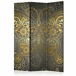 Paris Prix Paravent 3 Volets Golden Butterfly 135x172cm