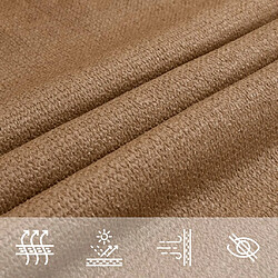 Acheter vidaXL Voile d'ombrage 160 g/m² Taupe 6x8 m PEHD