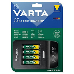 Chargeur de piles avec 4 piles aa - 57685101441 - VARTA