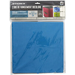 Acheter Je Cherche Une Idee Cube de rangement coloré 30 x 30 cm (Lot de 2) turquoise.