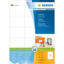 Elysees Paris Herma 4278 Étiquettes 70 x 50,8 Premium A4 1500 St Blanc 