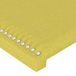 Avis vidaXL Têtes de lit 2 pcs Vert 72x5x78/88 cm Tissu