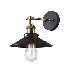 Luminaire Center Applique murale industrielle et rétro Kermio Noir Coloris : Noir Coloris de l'abat jour : Alliage métallique Matèriau : Alliage métallique Hauteur en Cm : 29 Longueur en Cm : 22 Largeur en Cm : 33 IP : 20