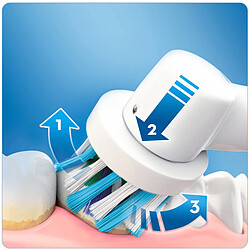 Oral-B Vitality 100 Hangable Box Adulte Brosse à dents rotative oscillante Blanc, Rose