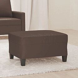 vidaXL Repose-pied Marron 70x55x41 cm Similicuir 