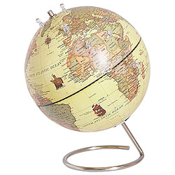 Beliani Globe jaune 29 cm à magnets CARTIER