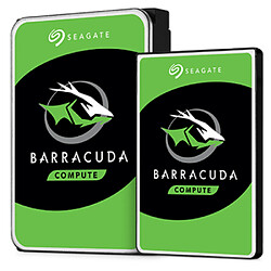 Seagate Technology BarraCuda Disque dur Interne HDD 4To 3.5" SATA 6Gbit/s Argent 