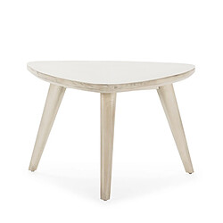 Table Basse Thai Natura Blanc 65 x 42 x 55 cm 