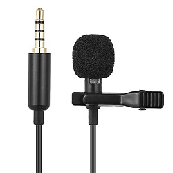 Wewoo Microphone d'enregistrement filaire pour téléphone mobile1,5 mKaraoke Mic noir 