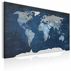 Paris Prix Tableau Imprimé Dark Blue World 80 x 120 cm 